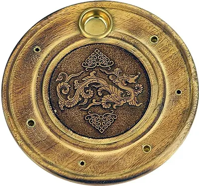 Produktbild von Räucherstäbchen/Weihrauchkegelhalter Drachen -- 10 cm online bestellen