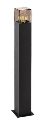 Obrázok produktu pre Rabalux Čierny záhradný stĺpik Loanda pre žiarovku E27 65cm 77082