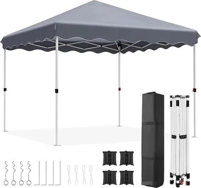 Produktbild von Famanu Partytent Wasserfest - 300 x 300 cm - Easy Up - Schwarz