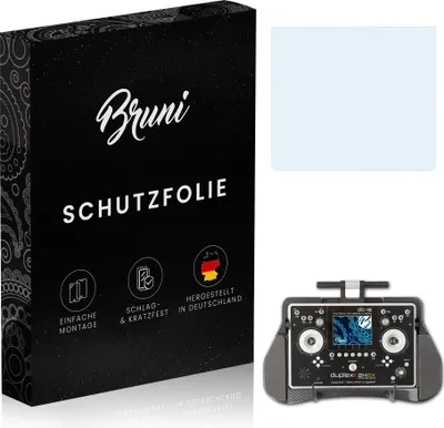 Produktbild von Bruni Basics-Clear 2x Schutzfolie kompatibel mit Jeti Duplex DC-16 Folie