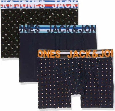 Produktbild von Jack & Jones Trunks 3 Pack Unterhose Shorts JACHENRIK