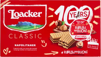Produktbild von Napolitaner Waffel 180g - Loacker