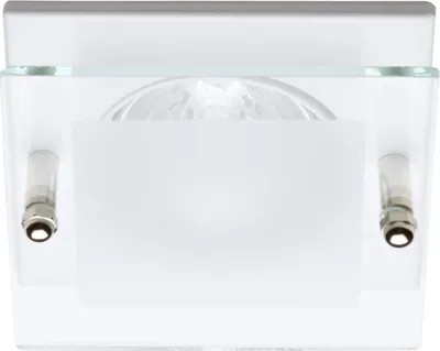 Produktbild von C-Light LED Spot Set 4-Eck mit Glas weiss 12V - 3 x 3W neutral weiß