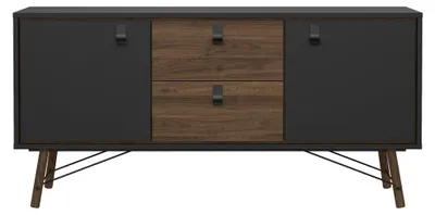 Immagine prodotto di Calicosy - Credenza 2 ante e 2 cassetti con base in metallo L150,3 cm - JOYCE