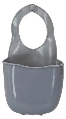 Produktbild von KitchenCraft - Organizer für die Küchenspüle, Silikon, grau, 4 x 10 x 19,5 cm