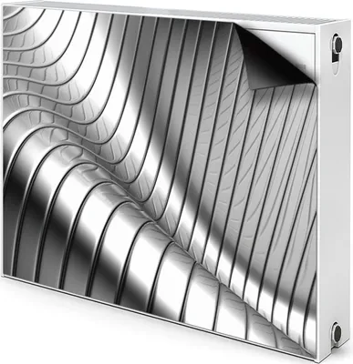 Produktbild von Magnet Radiator Magnet Mat Heizkörper Heizung Verkleidung Abdeckung 90x60 cm - Metallisch