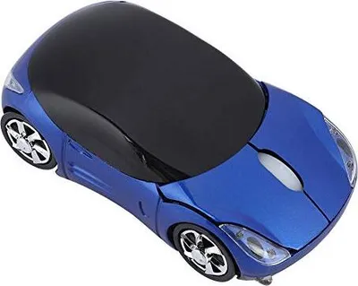 Produktbild von Kindermauskinder, 2,4 g drahtlosen USB -Empfänger, 3 Tasten, 1600 DPI -Tablet, PC, optische Maus, Gaming -Mac, Windows (blau)
