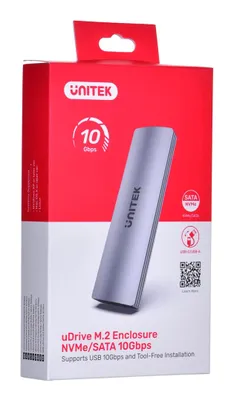 Imagen del producto de Carcasa UNITEK M.2, SSD USB 3.2 Gen2 tipo C M.2 NVME/SATA