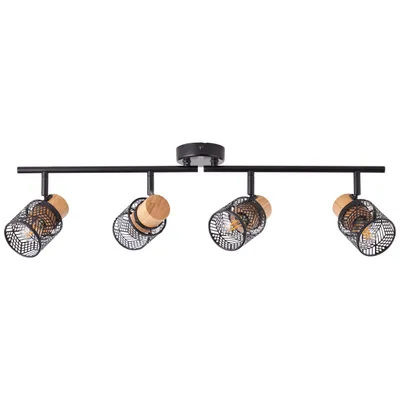Produktbild von BRILLIANT Spotrohr, 4-flammig Santy braun IP20 E14 42 Watt g. f. Tropfenlampe