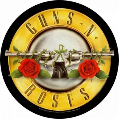Produktbild von Guns N Roses Bullet Logo Rückenaufnäher
