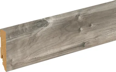 Produktbild von Neuhofer Fußleiste 240 cm 70 x 19 mm Spaltholz grau