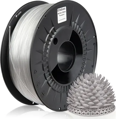 Produktbild von MIDORI® 3D Drucker 1,75mm PETG Filament 1kg Spule Rolle Premium Transparent