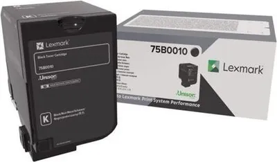 Obrázok produktu pre Lexmark 75B0010, 13000 strany, Čierna, 1 kusov