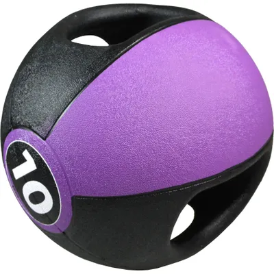 Image de Pure2Improve Medizinball avec poignées 10 kg Violet