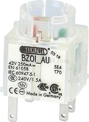 Immagine prodotto di Georg Schlegel Contatto a pulsante, 1Ö + 1S Contatto BZ Spina piatta 2,8 mm x 0,8 mm - 1 pezzo