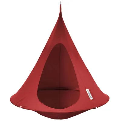 Produktbild von CACOON Kinder Hängehöhle Hängesessel ø 120 cm / 100 kg - Lagerfeur Rot