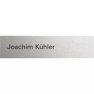 Produktbild von Gira Ruftaste beschr. System 106 Edelstahl V4A 5549914