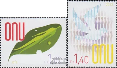 Produktbild von Briefmarken UNO - Genf 2013 Mi 807-808 (kompl.Ausg.) postfrisch Freimarken