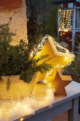 Produktbild von Girlande Lichterkette LED Kupferkabel Deko Licht 196 LED´s Outdoor Garten Party