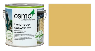 Produktbild von Osmo Landhausfarbe Sonnengelb 2,50 l - 11400058