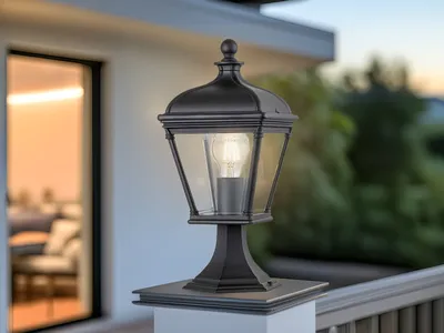 Immagine prodotto di Lampada da terra classica per esterni E27 60W Bayview Elstead