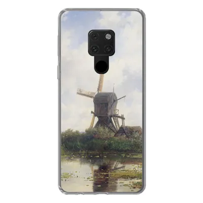 Produktbild von MuchoWow® Handyhülle Schutzhülle Hülle für Huawei P40 Lite Malerei - Mühle - Alte Meister Silikon Softcase Handy Hülle - Handy