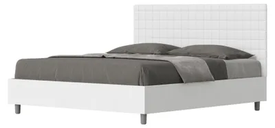 Immagine prodotto di Letto Matrimoniale 160x190 cm con Rete e Contenitore Burmy Bianco