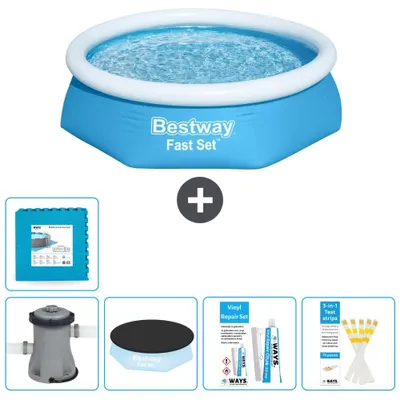 Produktbild von Bestway Fast Set Rund - 244x61 cm - 6-teilig S22625