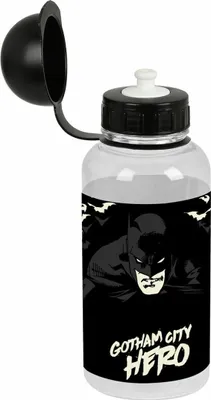 Produktbild von Wasserflasche Batman Hero Schwarz PVC (500 ml)