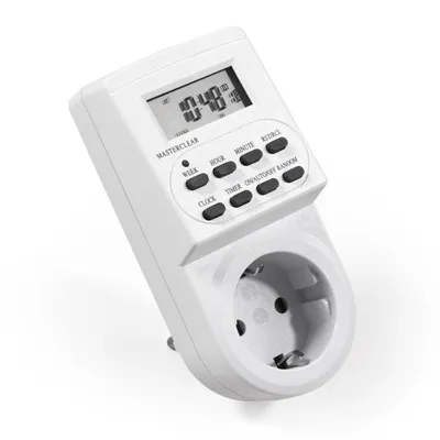 Produktbild von Digitale Zeitschaltuhr McPower "AZ-62", 10 Schaltprogramme, 12/24 Std. Zyklus