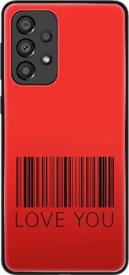 Produktbild von König Design Hülle kompatibel mit Samsung Galaxy A33 5G Kunststoff Soft Handyhülle - Handy Case Love You
