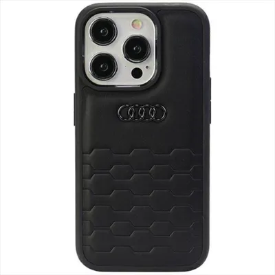 Produktbild von Audi GT Synthetic Leather Case fr iPhone 15 Pro Max schwarz