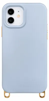 Obrázok produktu pre Selencia Rivièra, ochranné puzdro MagSafe pre iPhone 12 / 12 Pro – odnímateľné háčiky, farba: svetlomodrá