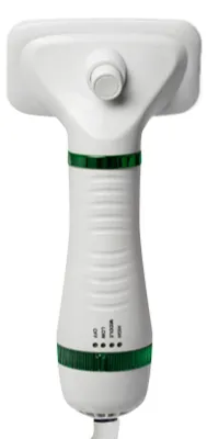 Obrázok produktu pre 3 v 1 kefa s fénom pre psov s tlačidlom na uvoľnenie, 300 W, ochrana proti prehriatiu, nastaviteľná teplota, prenosný fén na starostlivosť o zvieratá pre domáce použitie a cestovanie, zelená, USA