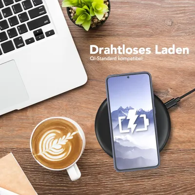 Produktbild von EAZY CASE - TPU Hülle für Samsung Galaxy S21 5G, TPU Case stoßfeste Handyhülle, weiches Cover mit Kameraschutz, Silikonhülle in Blau