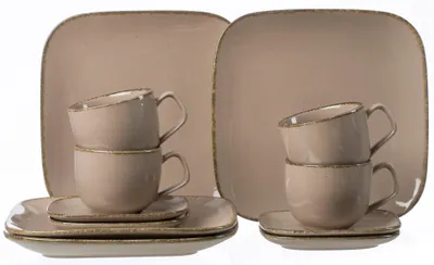 Productafbeelding van Koffieservies, 12-delig, Nougat, 33 x 33 x 18 cm