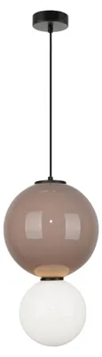 Produktbild von ITALUX Hängelampe PIEVE LED 25cm Braun 7W