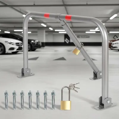 Obrázek produktu pro Skládací závora na parkovišti Parkovací sloupek 80 cm Závora na parkovišti Bollard