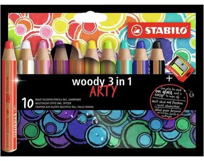 Immagine prodotto di STABILO woody 3 in 1 Multicolore 10 pz