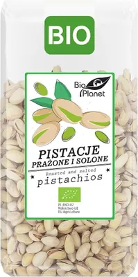 PISTACJE PRAŻONE I SOLONE BIO 300 g - BIO PLANET