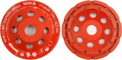 Obrázek produktu pro YATO Kotouč diamantový 125 x 22,2 mm brusný YT-6030