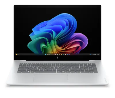 Immagine prodotto di Laptop HP OmniBook X di prossima generazione con intelligenza artificiale, modello 17-de0776ngx, processore Intel Core Ultra X7, schermo da 43,9 cm (17,3"), risoluzione 1920 x 1080 Pixel, 32 GB di RAM, 1 TB di spazio di archiviazione, sistema operativo Windows 11 Home