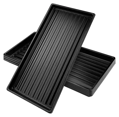 Produktbild von Kunststoff Kiemboxen, 4 Stück, 50,8 x 25,4 x 4 cm, ohne Abflusslöcher, für Hydrokultur