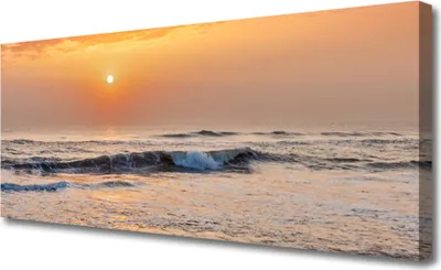 Produktbild von Tulup Leinwand-Bilder 125x50 Wandbild Canvas Kunstdruck Meer Landschaft