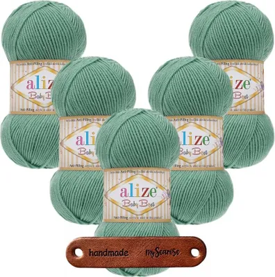 Produktbild von 5 x ALIZE Baby Best 463 Light Aqua mit Label