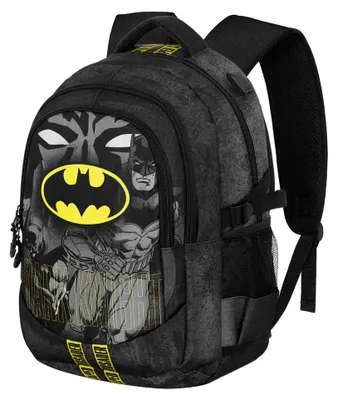 Immagine prodotto di Zaino da corsa Karactermania DC Comics Batman, con cappuccio, colore nero, per bambini, taglia unica