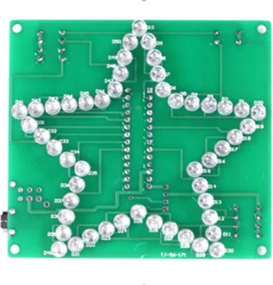 Produktbild von Lötübung Fünfzackiger Stern mit RGB-LEDs