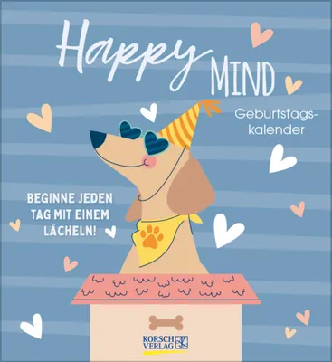 Produktbild von Geburtstagskalender Happy Mind