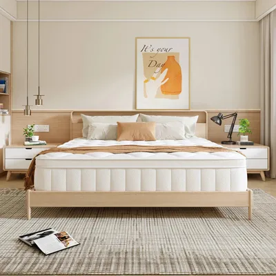 Produktbild von Taschenfederkernmatratzen - 7-Zonen-Matratzen - Federkernmatratzen - Topper - Hybridmatratzen - 140x200 cm - 25 cm Dicke