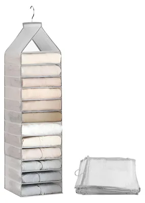 Hängender Organizer, 12 Fächer, 85x25x22 cm, faltbar, Aufbewahrung